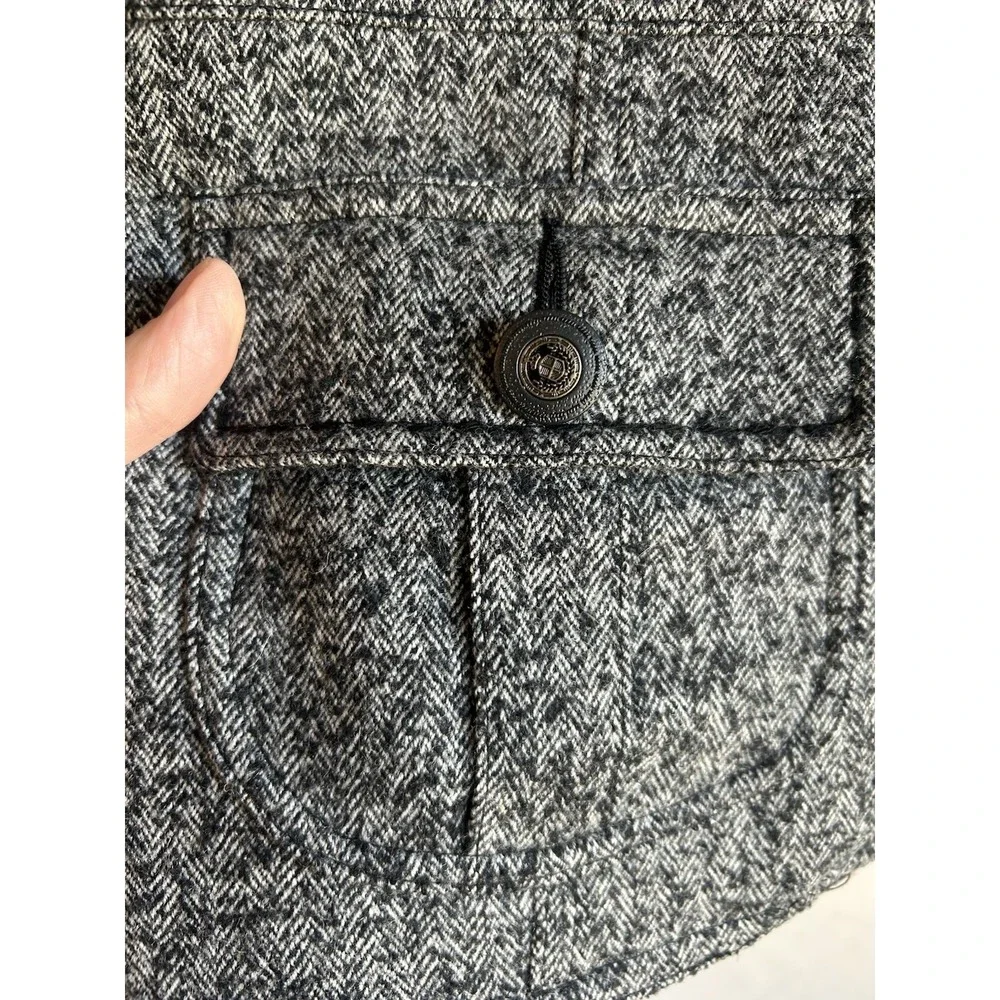 Cabi Fox Hunt Blazer Jacket 10 Wool Tweed Equestrian Old Money Preppy Button - Picture 6 of 12